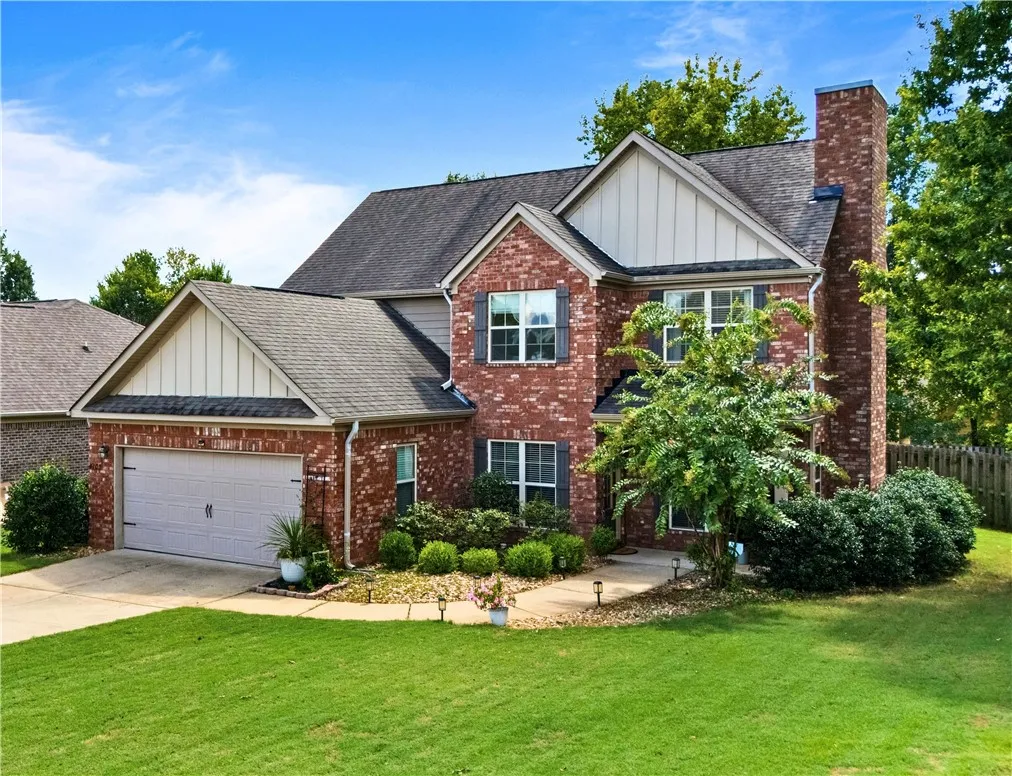 From every angle, this home makes a beautiful first impression.
