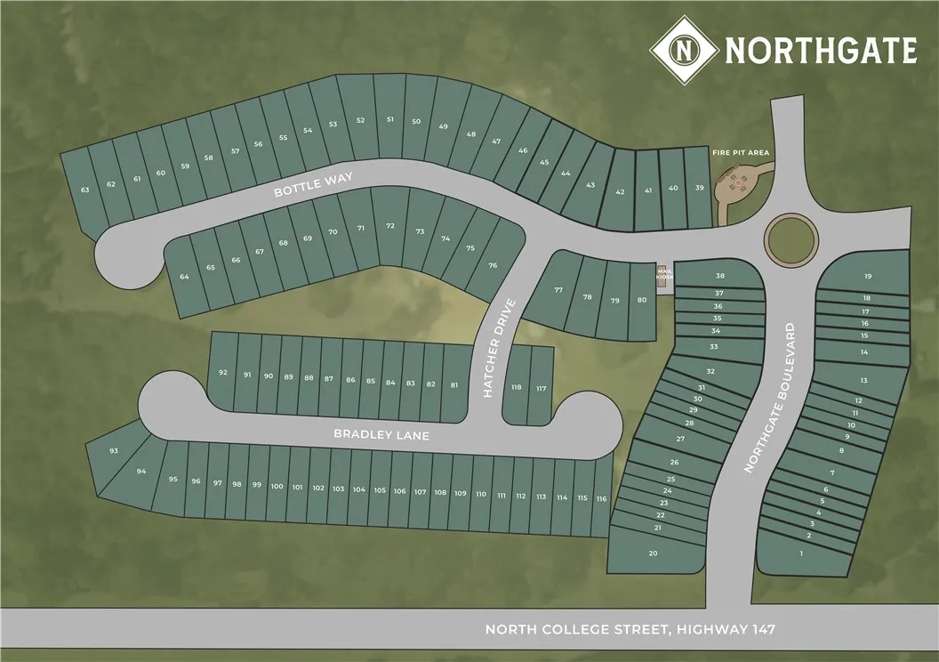 Northgate Community Map - All plans, pricing and specifications are subject to change without notice.
