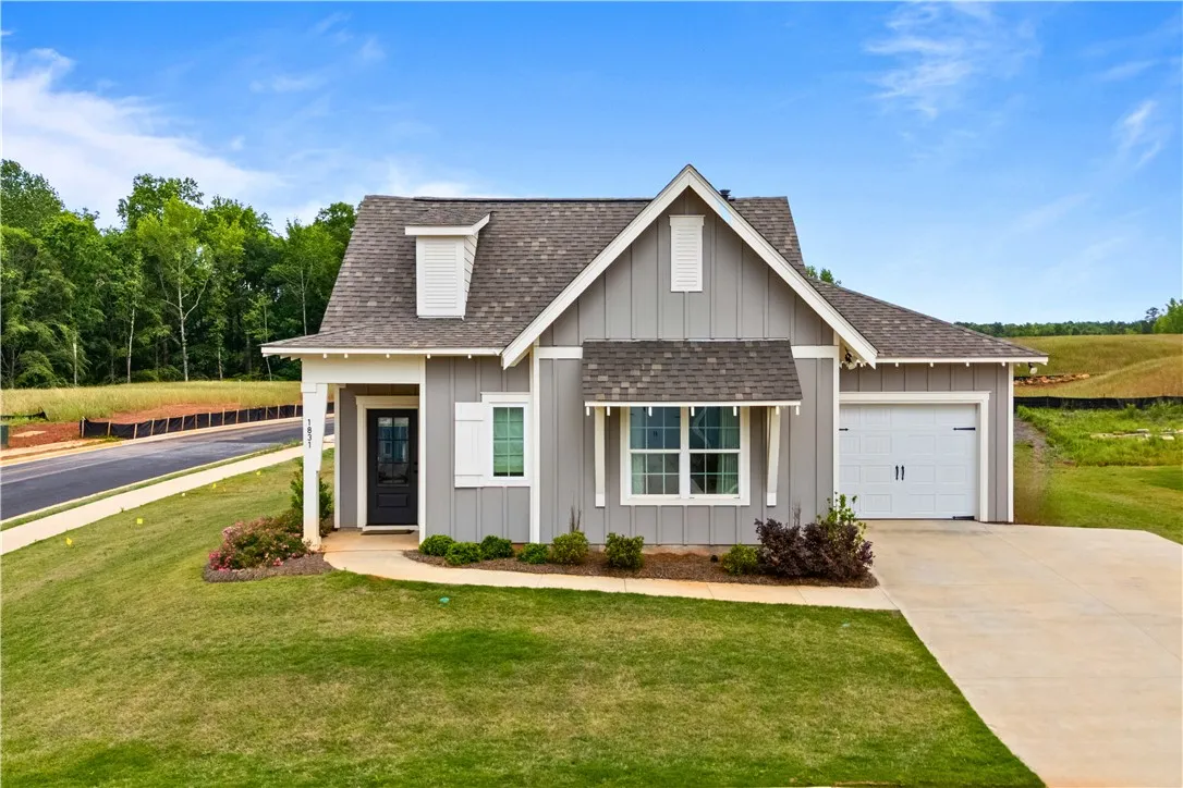 This charming home is situated on an oversized corner lot.