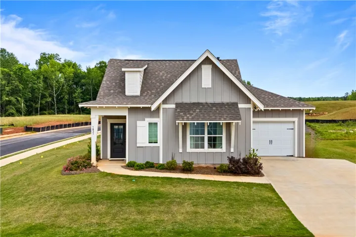 This charming home is situated on an oversized corner lot.