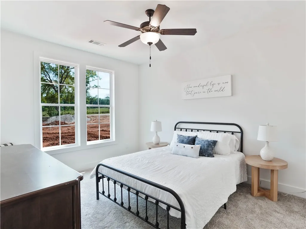 Example of completed and furnished interior of Tate A floor plan.