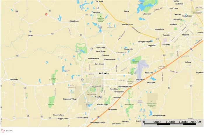 A detailed local area map highlights the surrounding neighborhoods, parks, and major roadways.