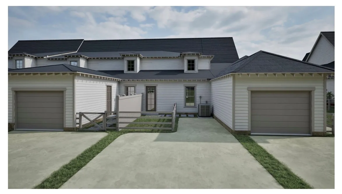 Northgate Townhome 123 Digital Rendering - Rear View