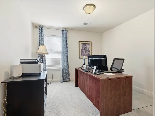 Bedroom 3 is currently used as an office.