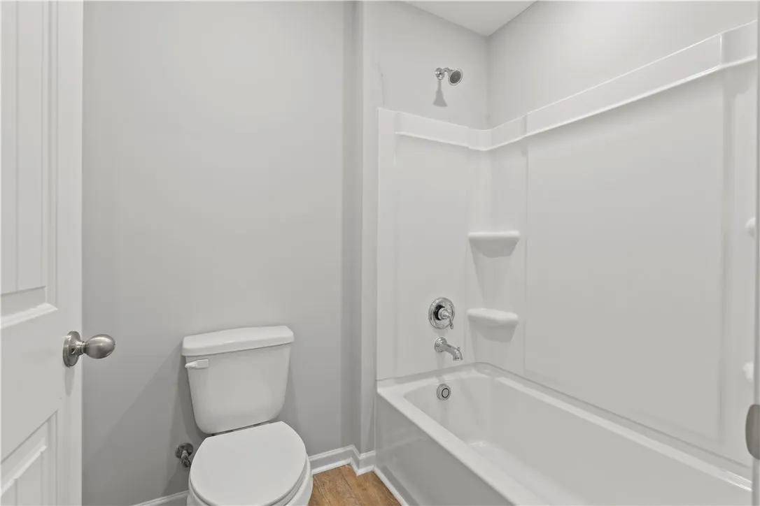 Large tub with shower
