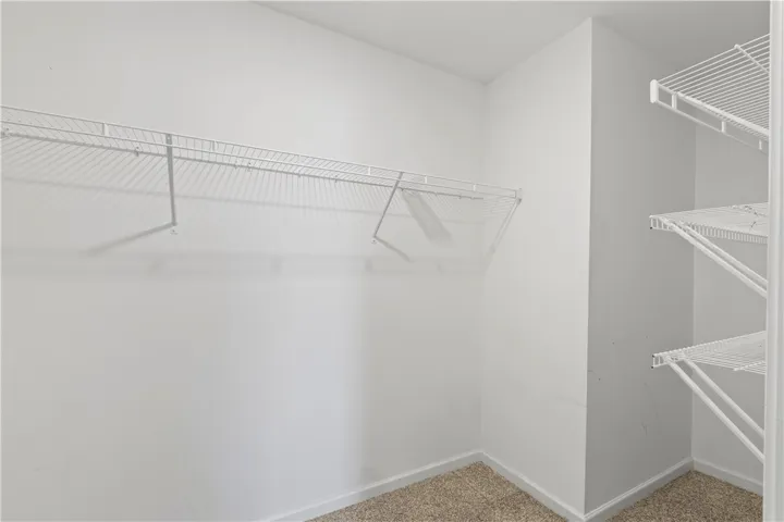 Primary suite walk in closet
