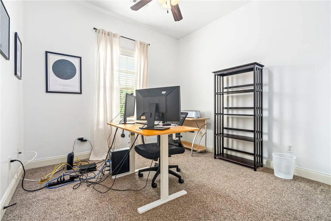 Bedroom #2 - currently serves as home office.
