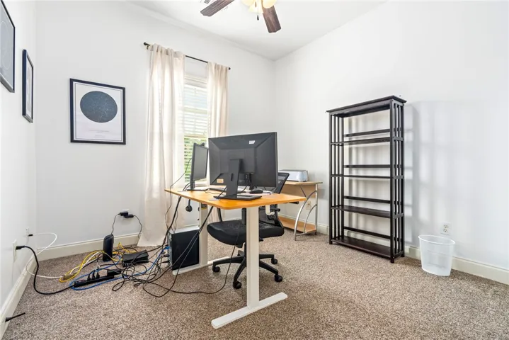 Bedroom #2 - currently serves as home office.