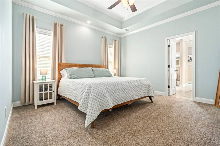 The spacious primary bedroom comes complete with an ensuite