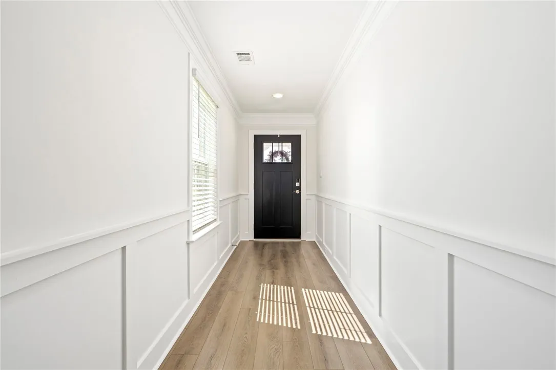 Exceptional finishes throughout like judges paneling in entry