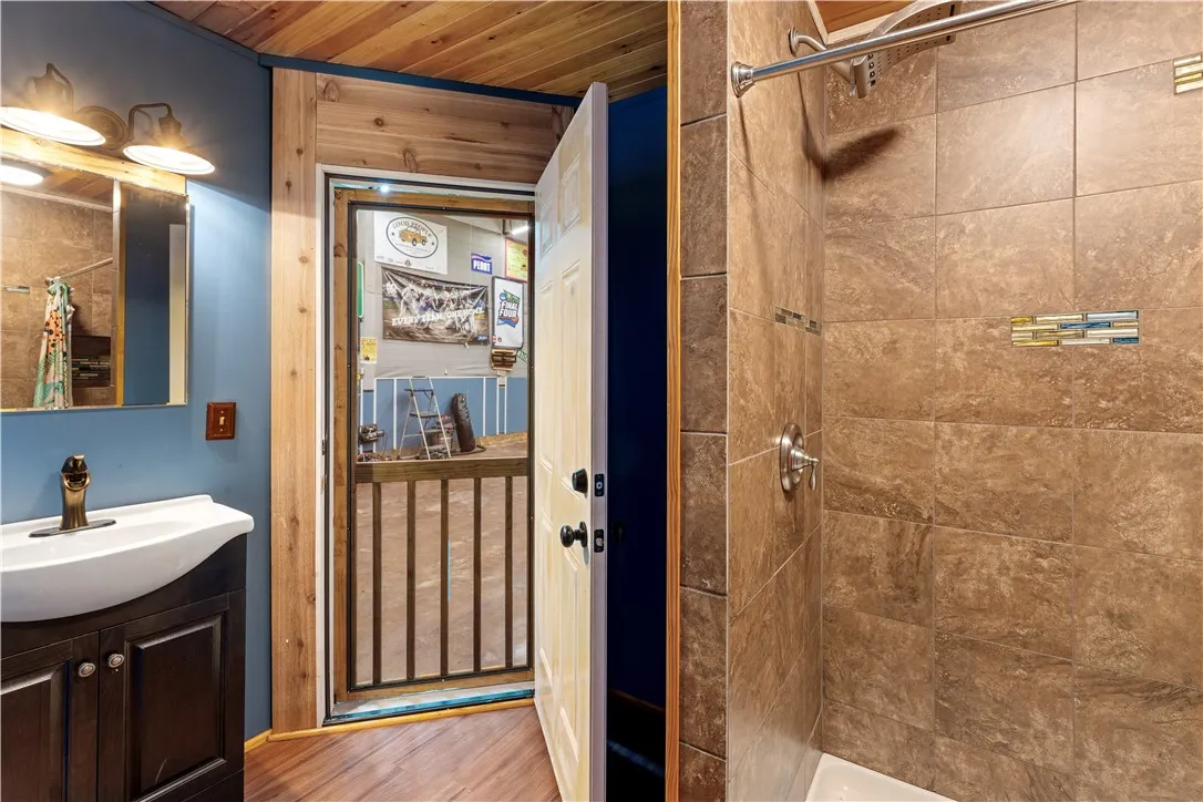 Full Bath in Utility Workshop