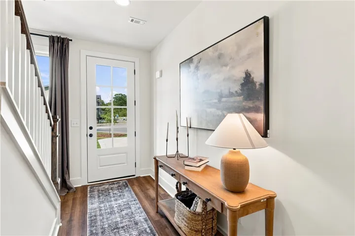Example of a completed and furnished Auburn Farms interior Terrace Unit