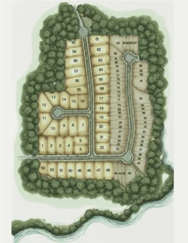 Auburn Farms - Holland Homes Community Phase 1 Community Map