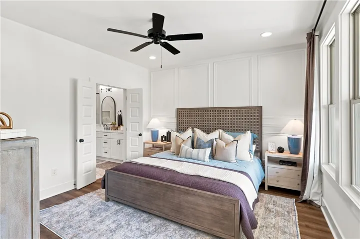 Example of a completed and furnished Auburn Farms interior Terrace Unit
