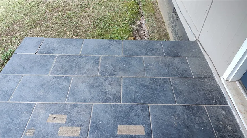Front stoop of the home.