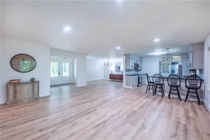 living space open and bright