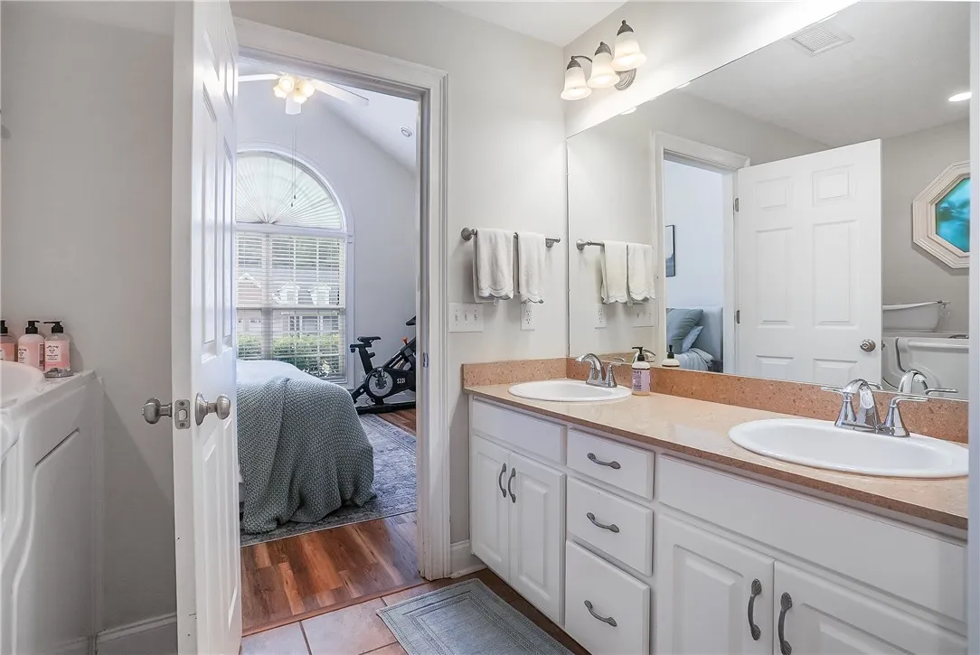 Primary Bathroom with Double Vanity