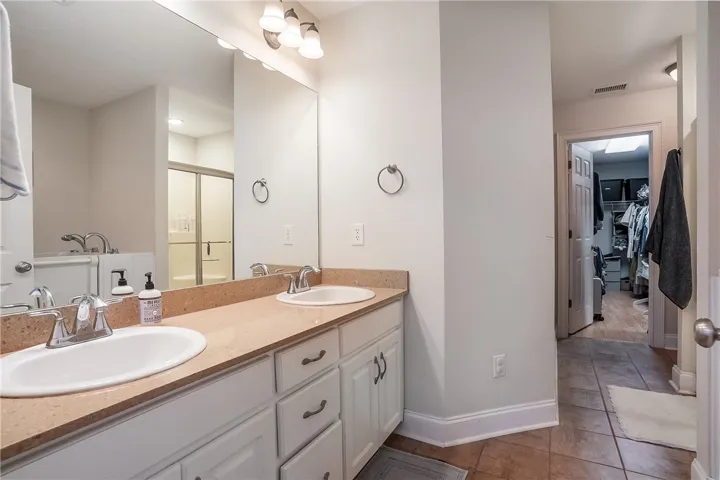 Primary Bathroom with Double Vanity