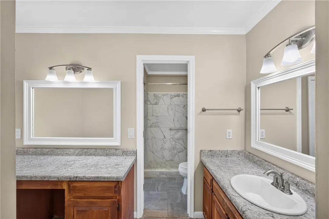 Primary bath with vanity