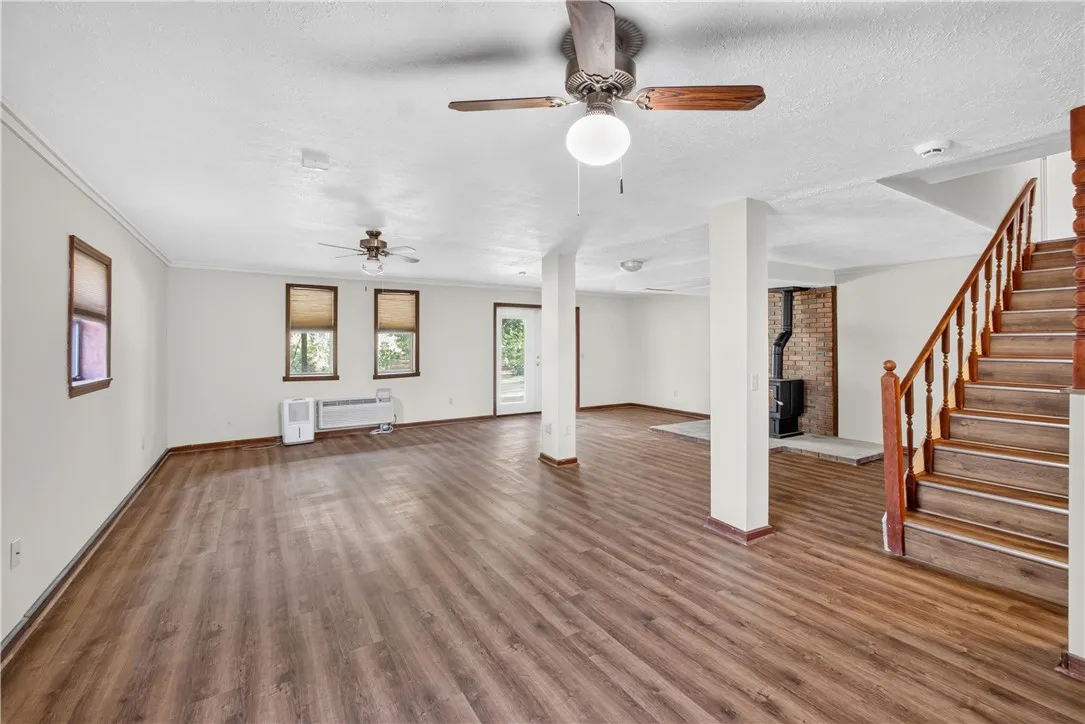 Large finished basement perfect for entertaining