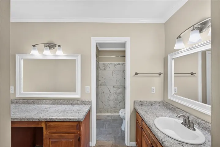 Primary bath with vanity