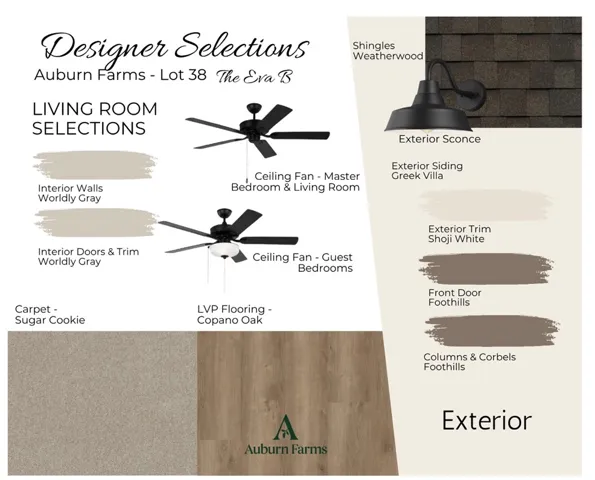 Interior and Exterior Selections