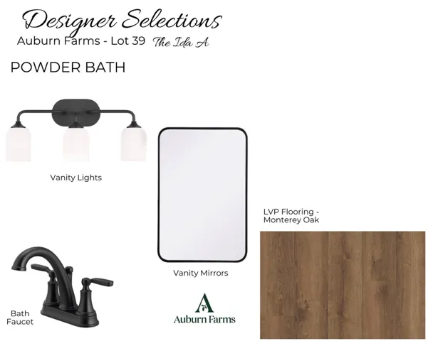 Powder Bath Selections