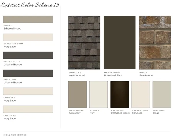 Exterior Color Selections