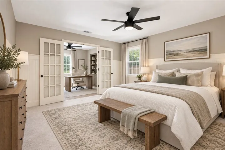Virtually Staged - Primary on Main with Lovely Office/Sitting Room