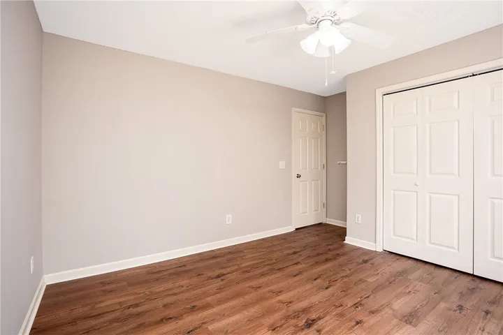 Upstairs Bedroom 2 with LVP Flooring