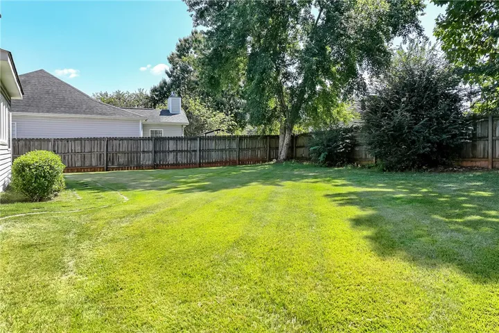 Large Backyard with Mature Trees