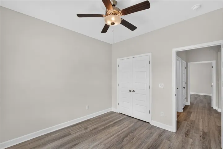 Double door closets in each guest bedroom for add’l hanging space