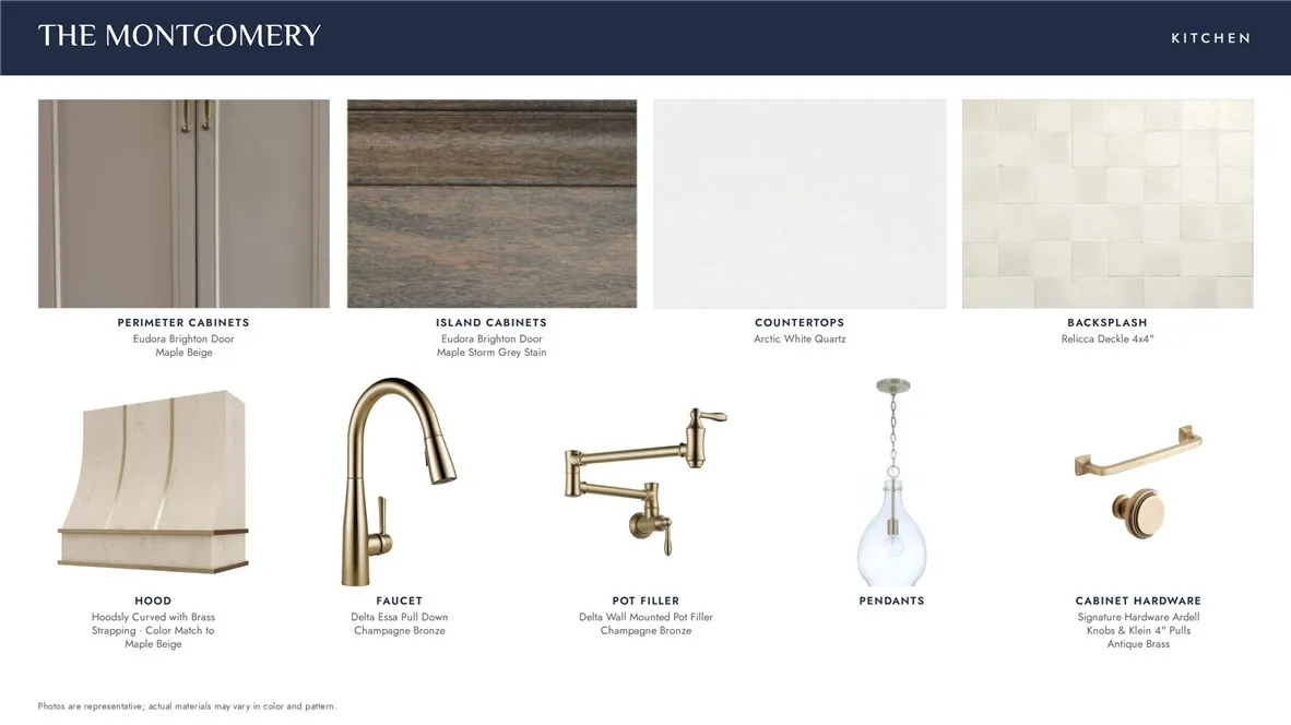 Kitchen finishes
