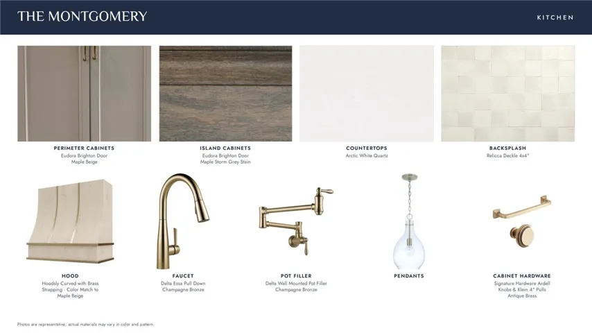 Kitchen finishes