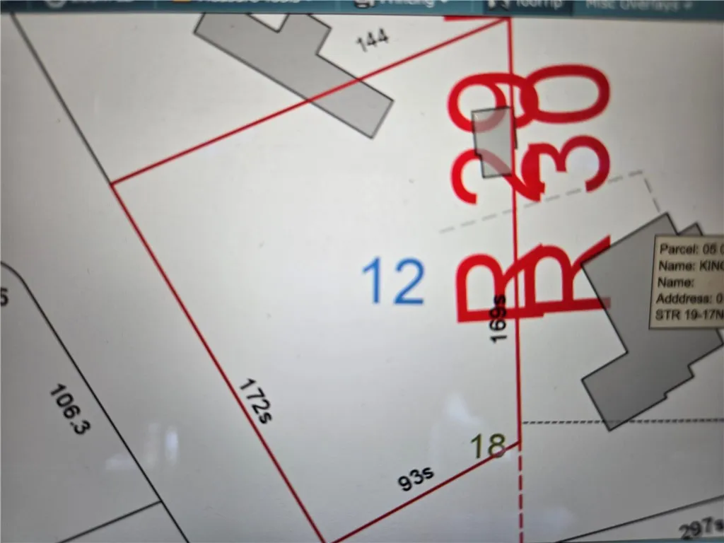 Lot 12 with 172ft of frontage along Whiterock Rd.