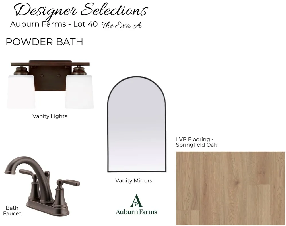 Powder Bath Color Selections