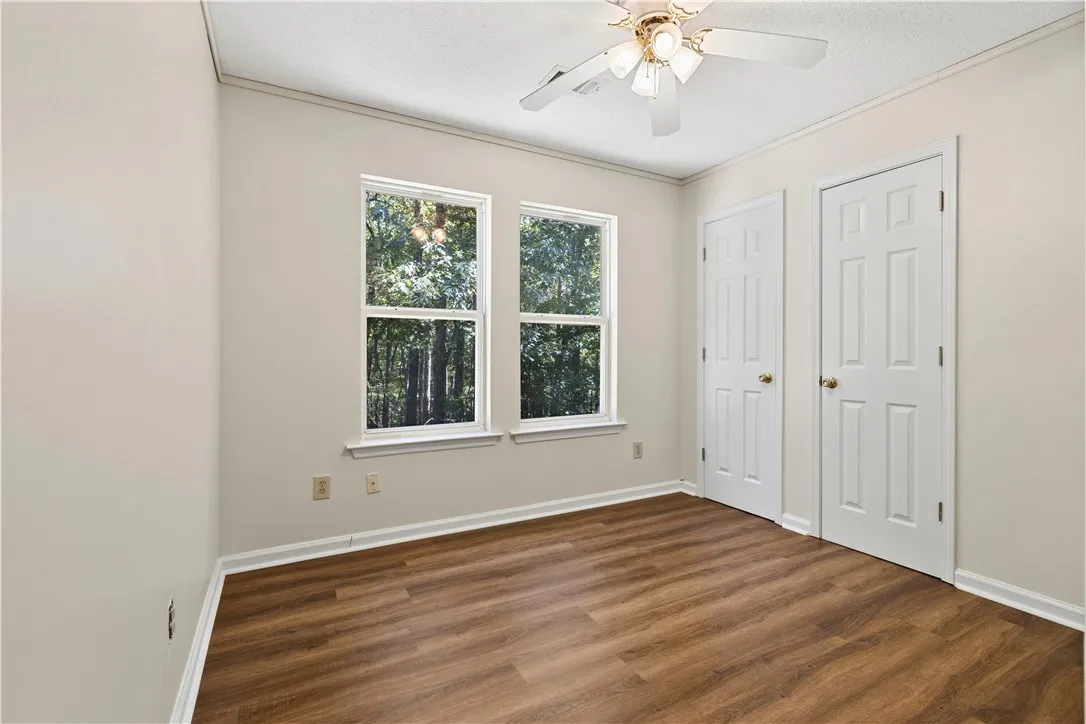 Bedroom 3 has new LVP flooring and paint