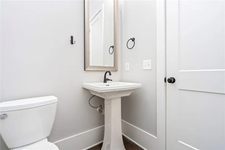 Half bath downstairs