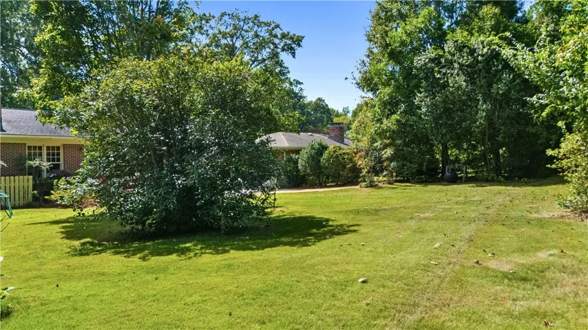 Almost 1/2 of an acre - plenty of room for outdoor gatherings and activities.