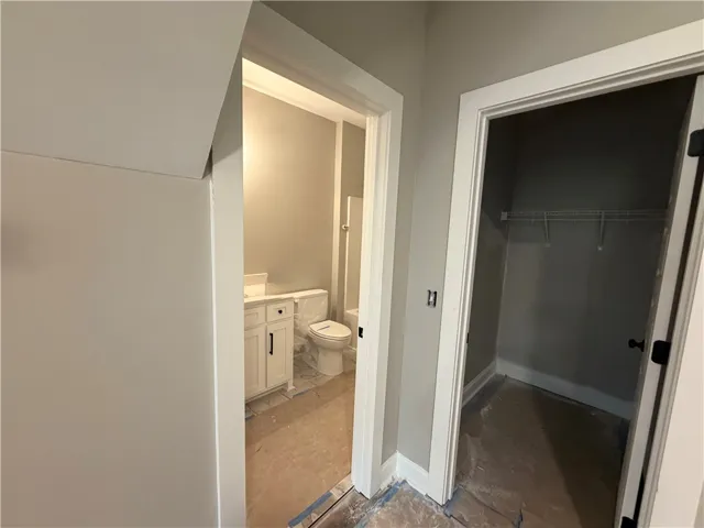 Clean lines and classic trim define these functional adjoining spaces.