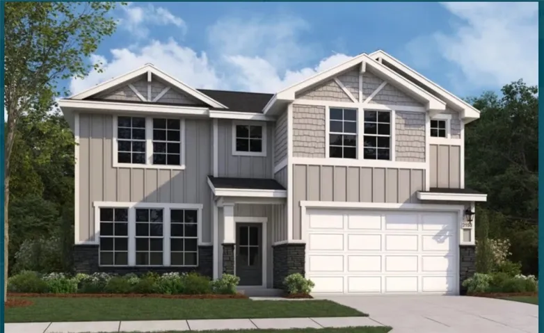Rendering - Stella Craftsman. An inviting exterior displays