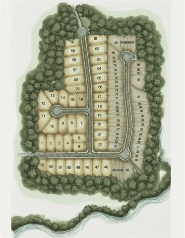 Auburn Farms - Holland Homes Community - Phase 1 Community Map