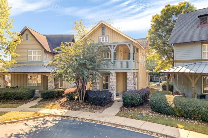 Craftsman details and welcoming porches highlight the stand alone home in Creekside of Auburn.