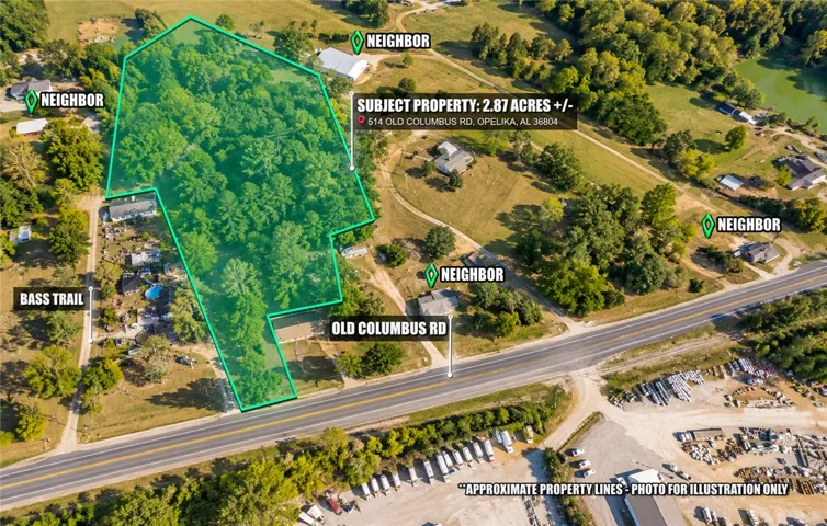 A spacious, heavily wooded lot bordered by paved roads offers substantial potential for development.