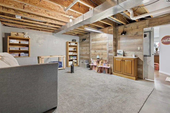 adjacent to mechanical room