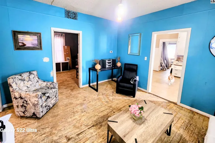 Directly inside door...looking inside through the home