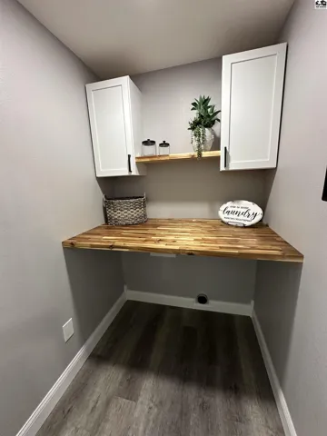 separate laundry space