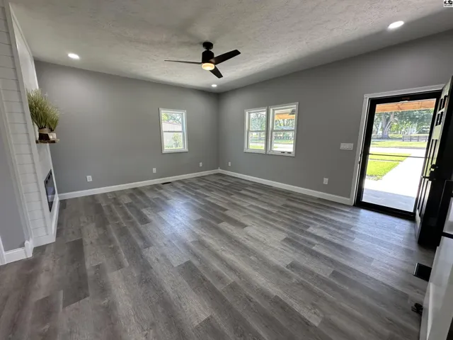 spacious living room