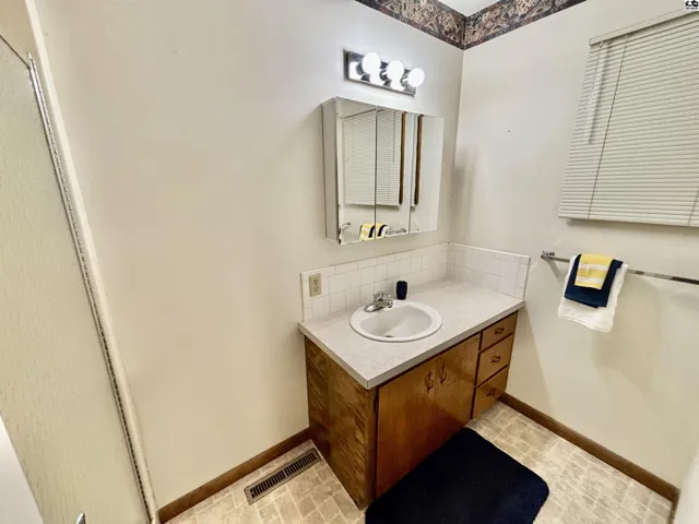 3/4 bathroom off the mudroom.
