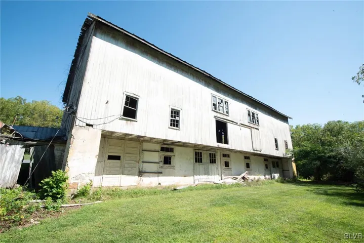 Exterior of Barn from lower level